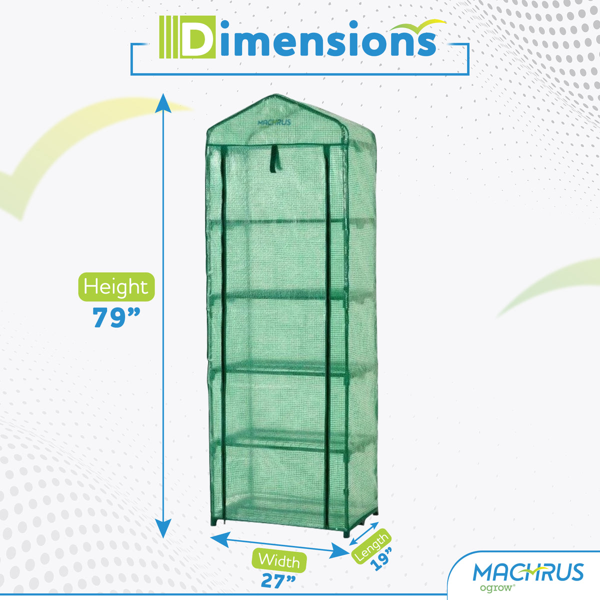 Machrus Ogrow Ultra-Deluxe 5 Tier Portable Bloomhouse – Machrus USA