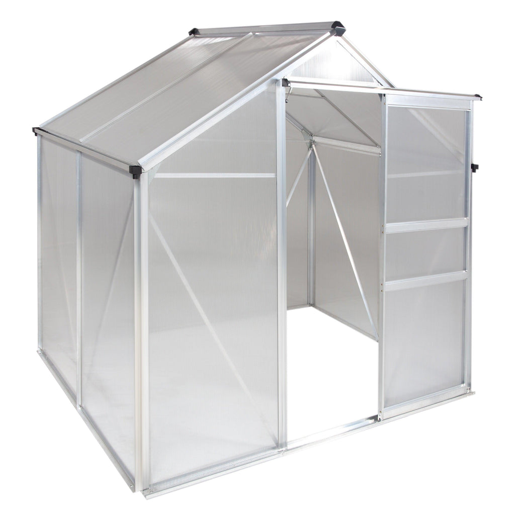 Machrus Ogrow 4 x 6 FT Walk-In Greenhouse with Sliding Door and Adjustable Roof Vent - Machrus USA