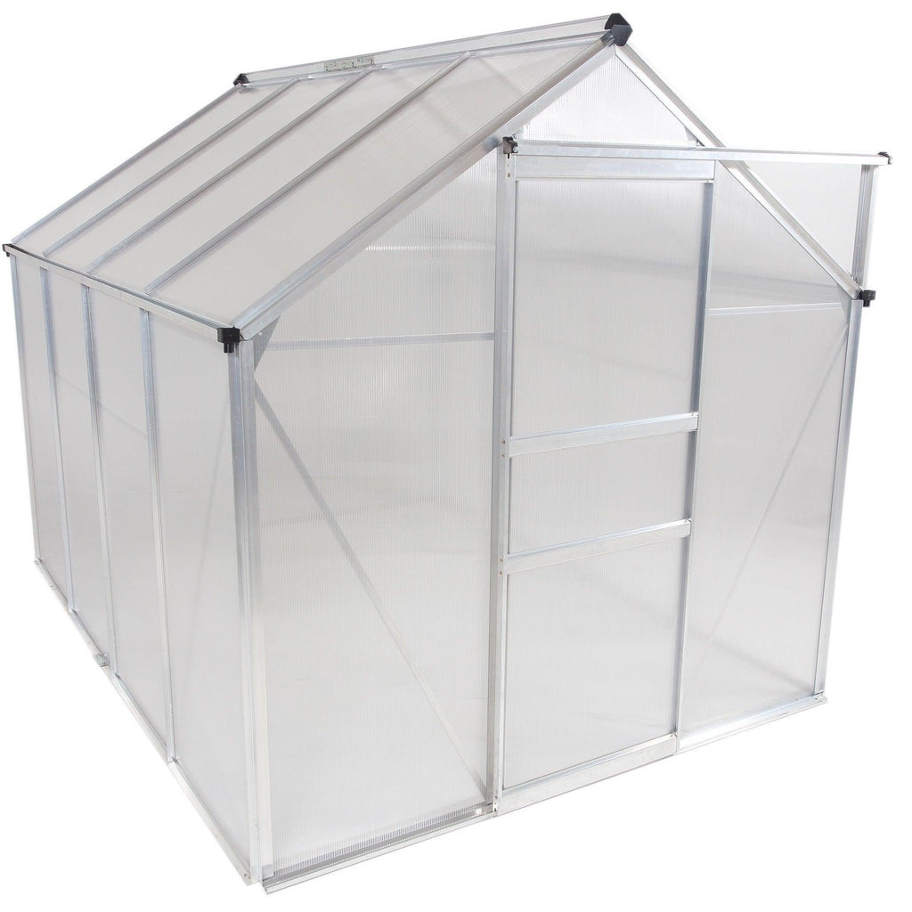 Machrus Ogrow 6 x 8 FT Walk-In Greenhouse with Sliding Door and Adjustable Roof Vent - Machrus USA