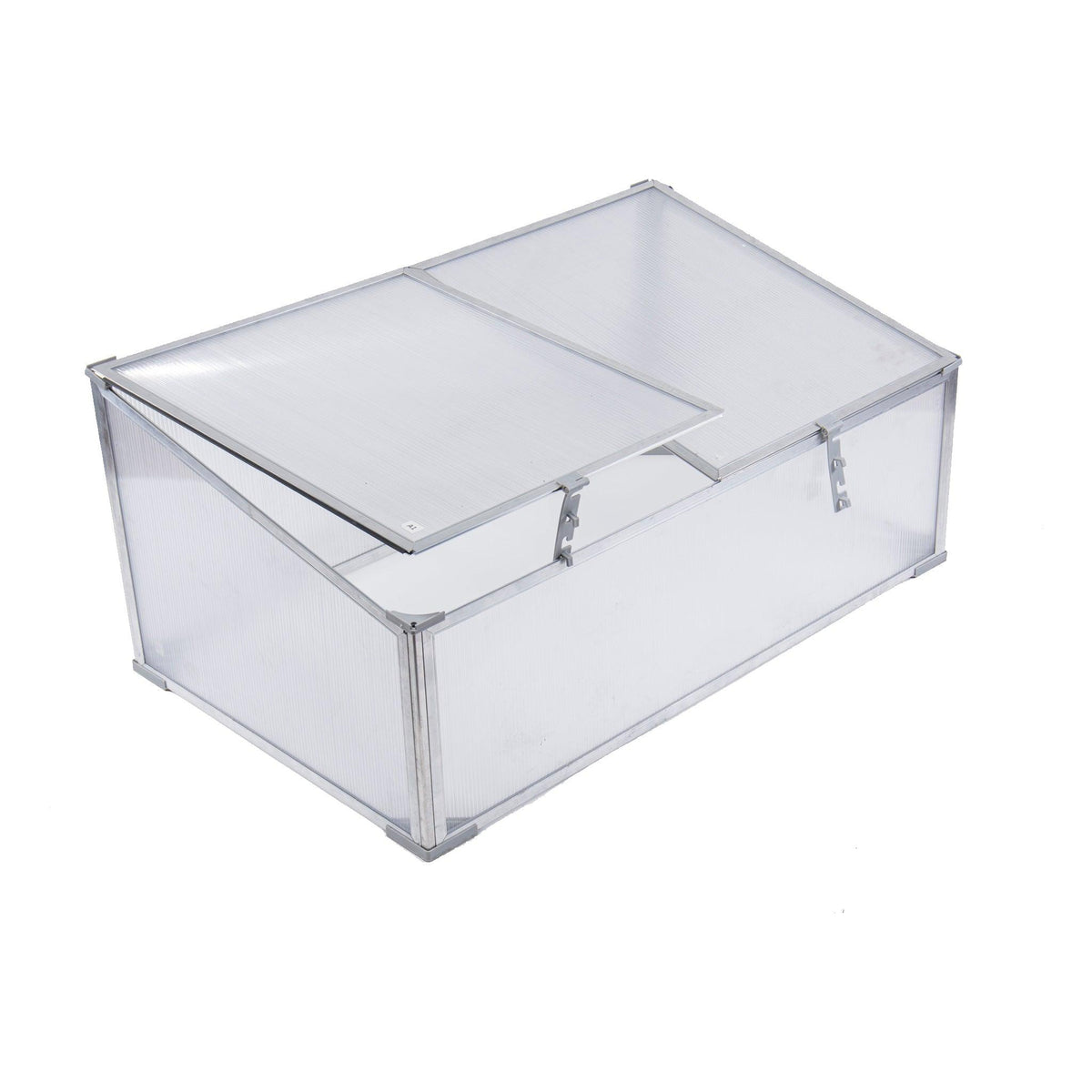 Machrus Ogrow EasyToAssemble 24" Square Aluminum Cold Frame Greenhou Machrus USA