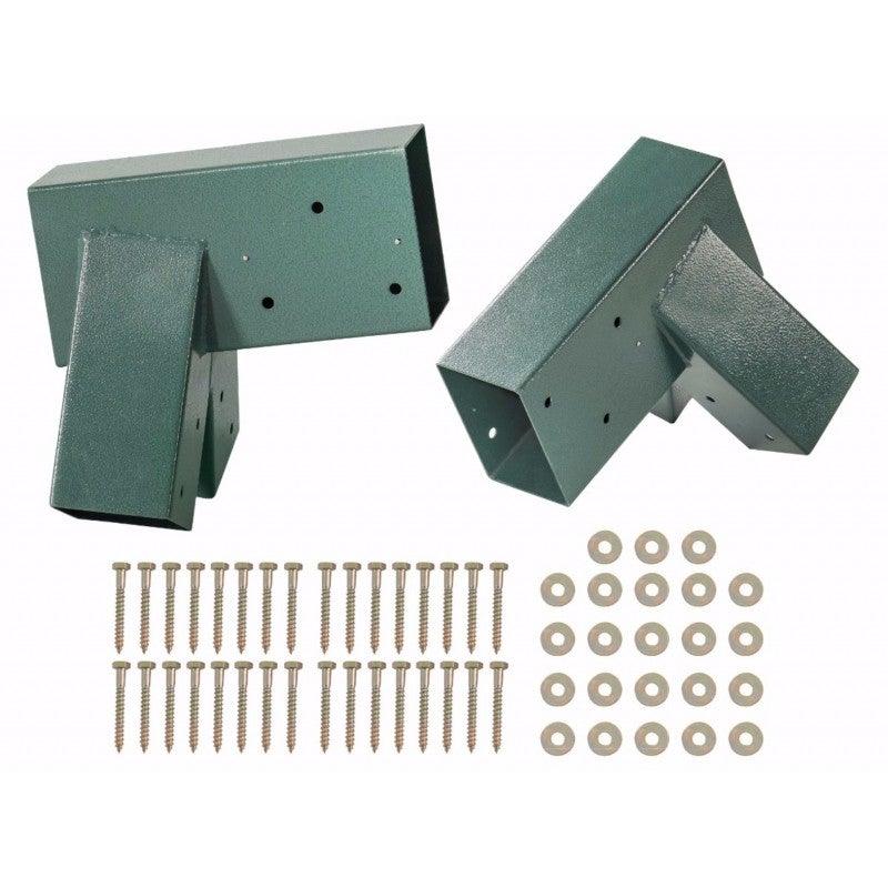 Machrus Swingan A-Frame Bracket - Green Powder Coating - Bolts Included- Set of 2 - Machrus USA