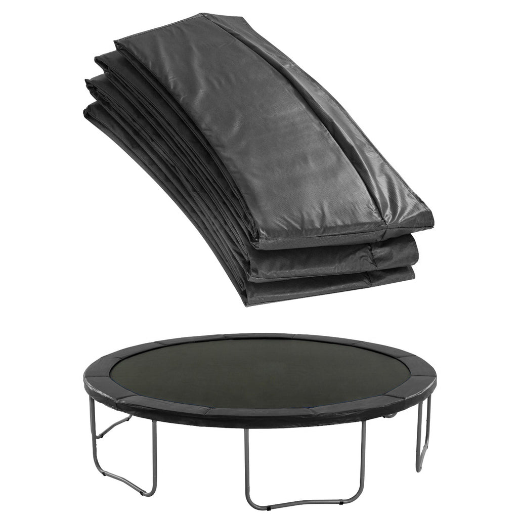 Machrus Moxie Super Spring Cover - Safety Pad, Fits Moxie 15 FT Round Trampoline Frame - Black
