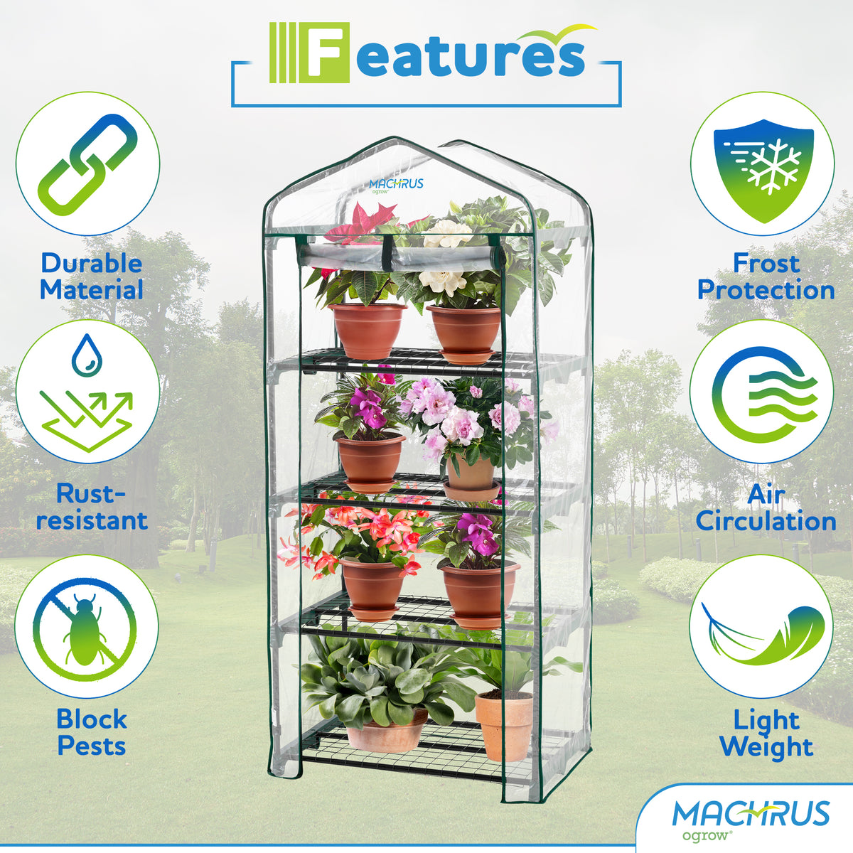 Machrus Ogrow Ultra-Deluxe 4 Tier Portable Bloomhouse – Machrus USA