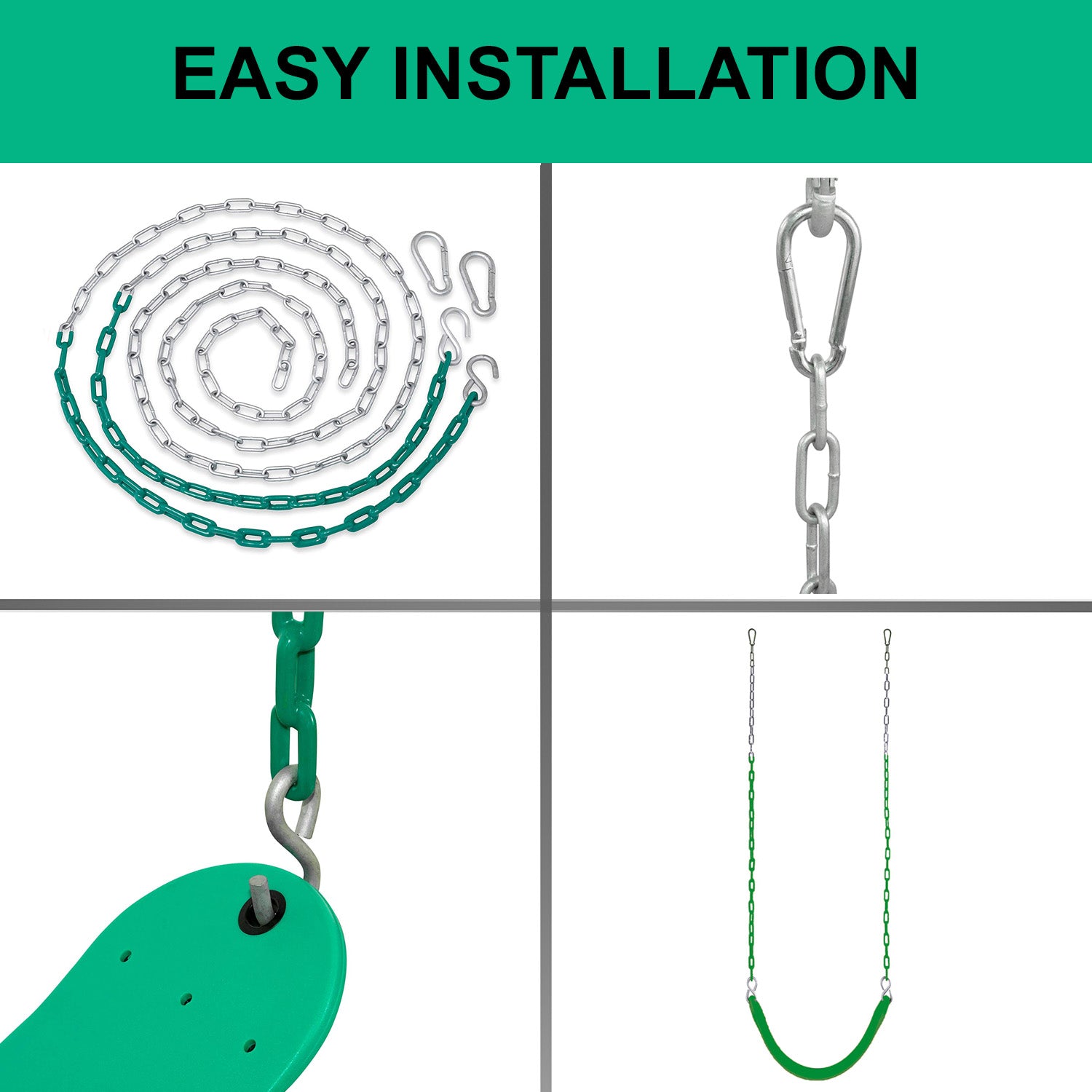 Machrus Swingan Vinyl Coated Swing Chain Set Of 2 Machrus USA