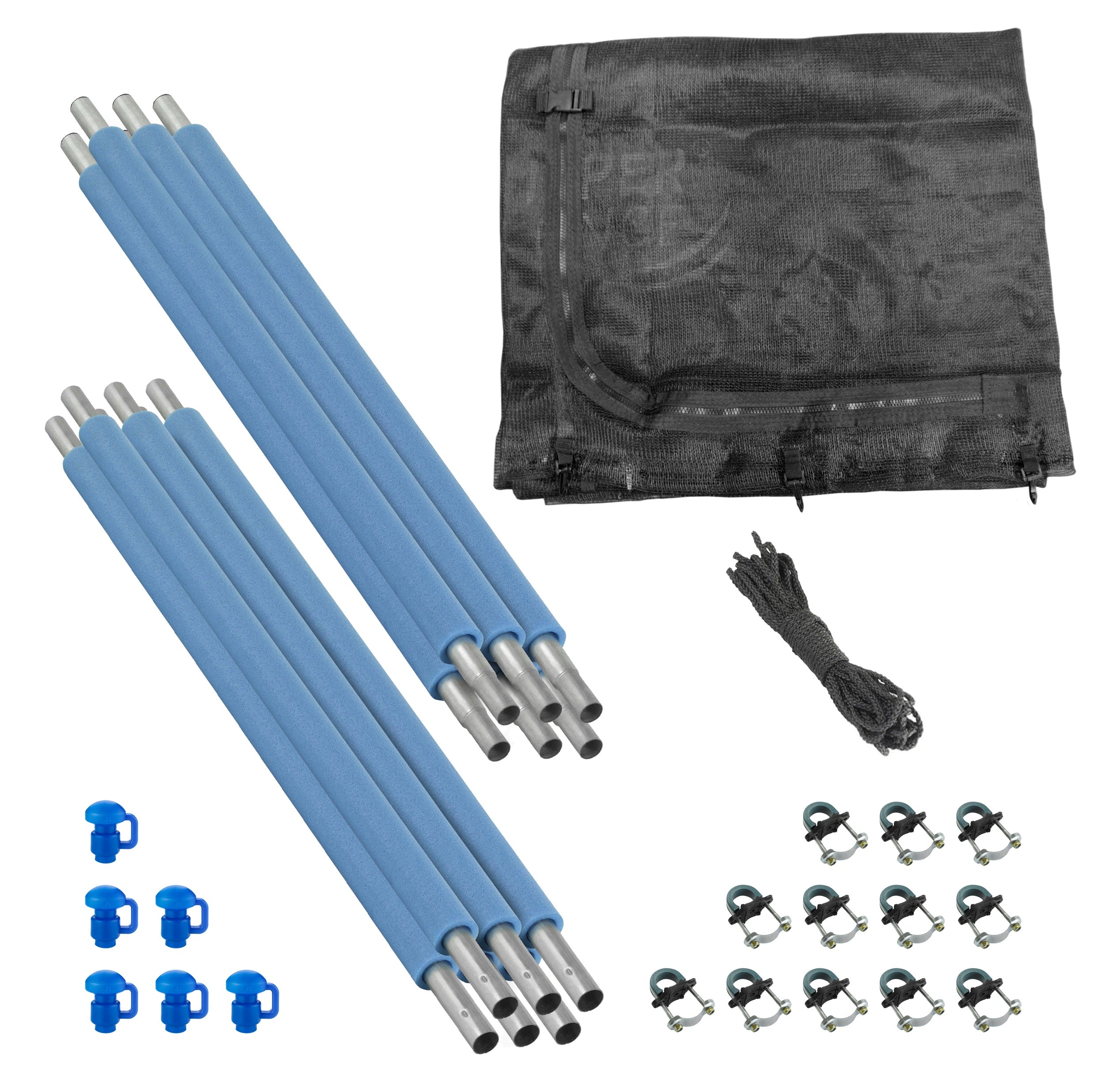 Machrus Upper Bounce Trampoline Safety Enclosure Set including