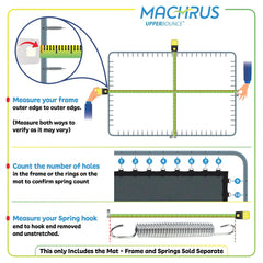 Machrus Machrus Upper Bounce 10' X 17' Rectangular Trampoline Set