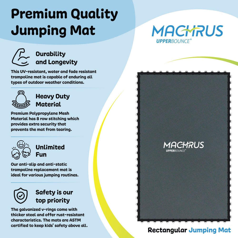 Machrus Upper Bounce Replacement Jumping Mat, fits for 10x17 FT