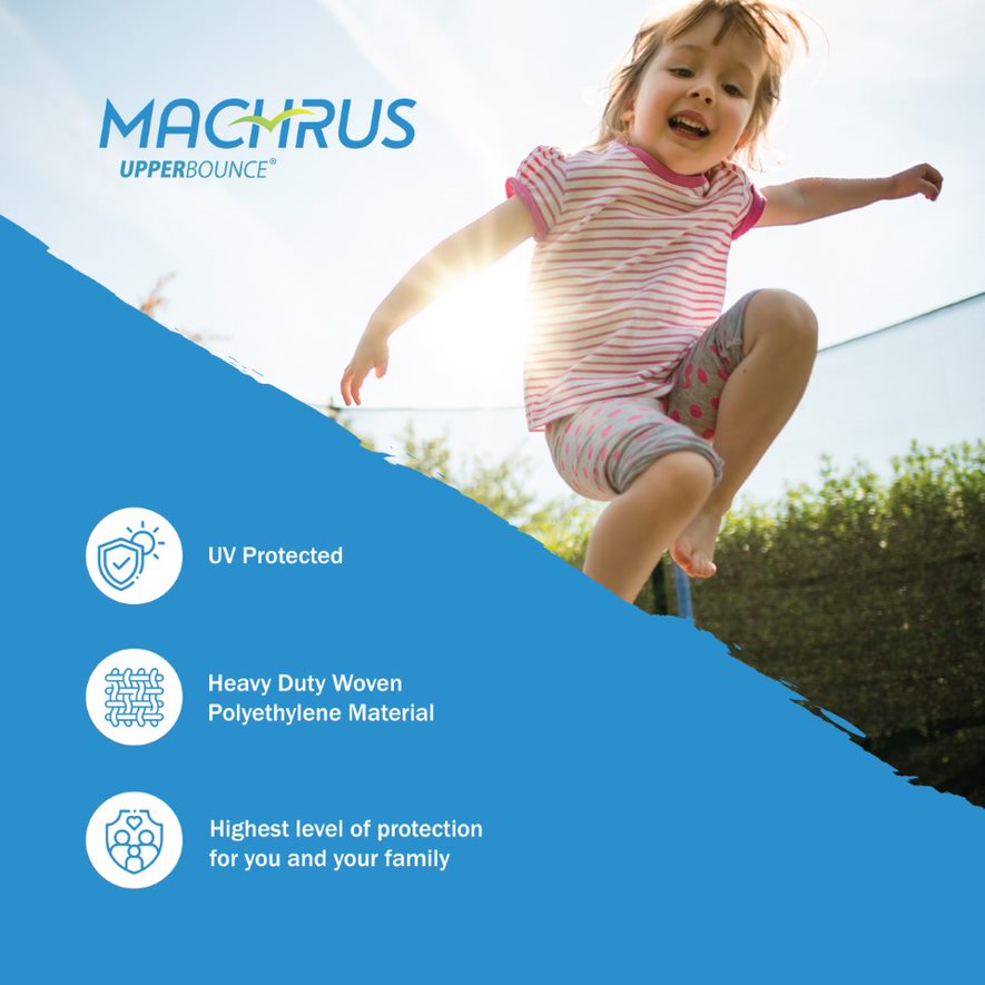 Machrus Upper Bounce Universal Trampolines Safety Net Fits 8 ft
