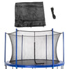 Machrus Upper Bounce Trampoline Safety Enclosure Net, Fits 16 FT Round Frame, Using 6 Poles (or 3 Arches) - Adjustable Straps- Net Only