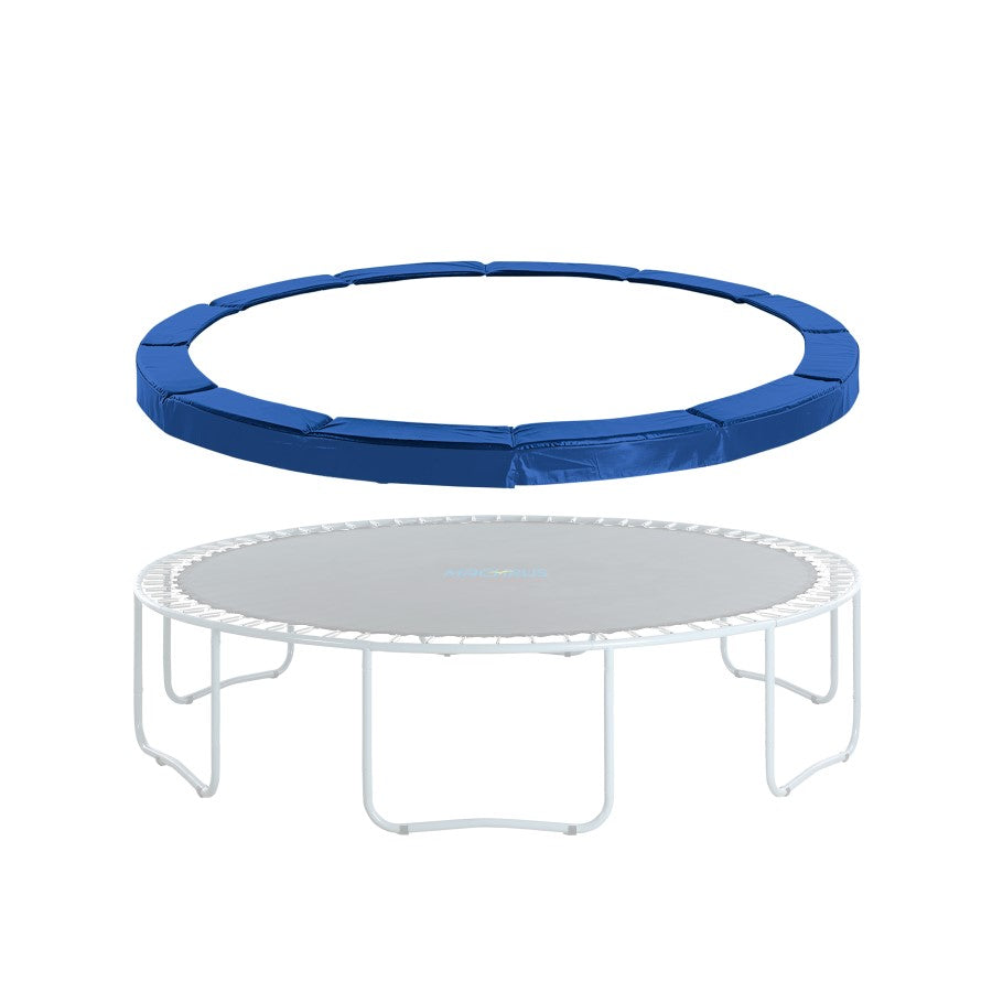 Machrus Upper Bounce Trampoline Super Spring Cover - Safety Pad, Fits 7.5 FT Round Trampoline Frame - Blue