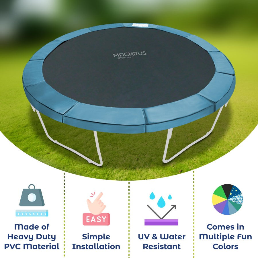 Trampoline spring outlet cover