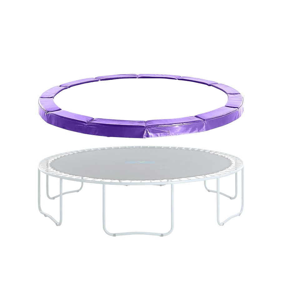 Machrus Upper Bounce Trampoline Super Spring Cover - Safety Pad, Fits 10 FT Round Trampoline Frame - Purple