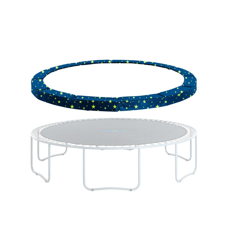 Machrus Upper Bounce Trampoline Super Spring Cover - Safety Pad, Fits 13 FT Round Trampoline Frame - Starry Night