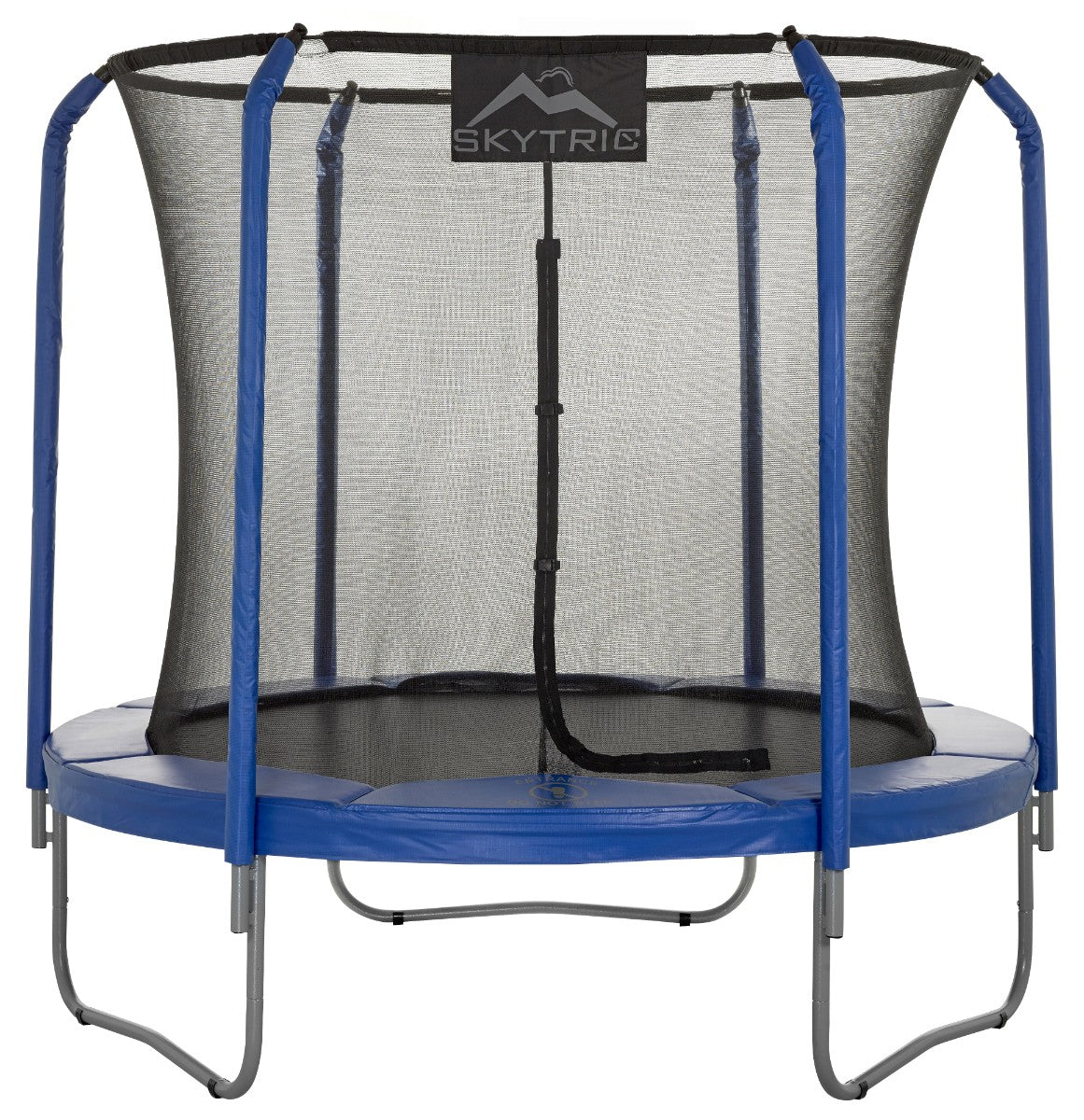 Machrus Skytric 8 FT Round Trampoline Set With Premium Top-Ring Flex F ...