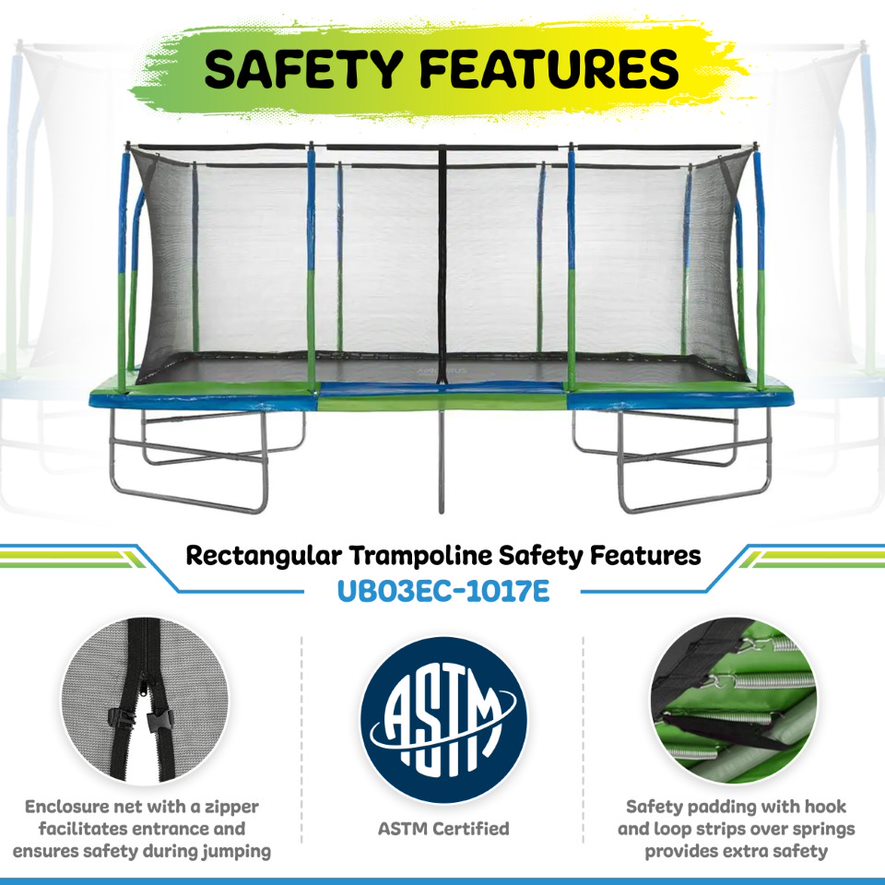 Upper clearance bounce rectangular