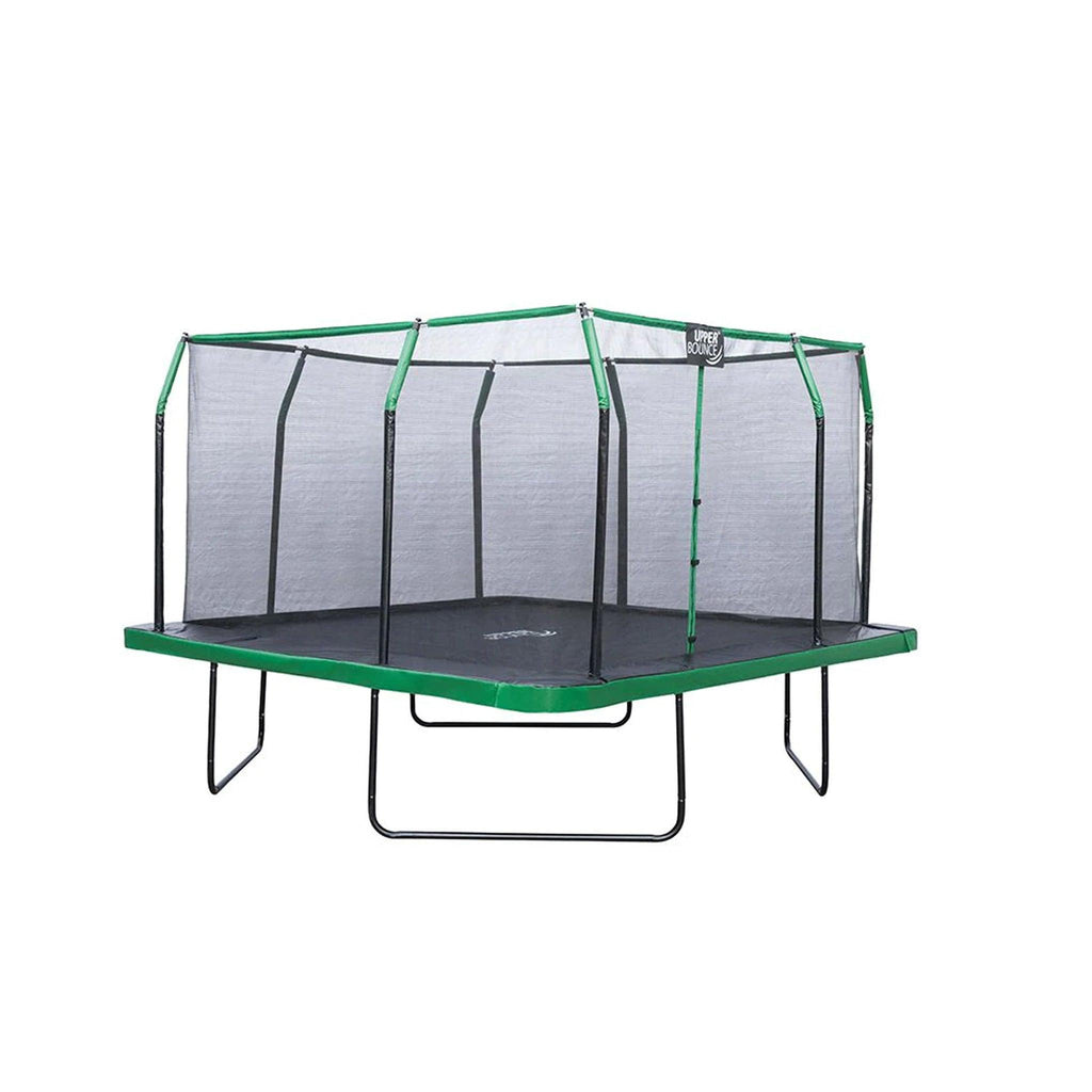 Machrus Upper Bounce 12 x 12 FT Square Trampoline Set with Premium Top-Ring Enclosure and Safety Pad – Outdoor Trampoline for Kids & Adults - Machrus USA
