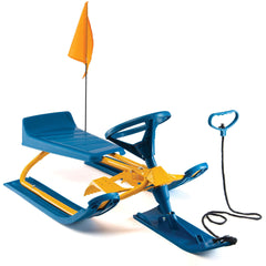 Machrus Frost Rush Snow Sled with Steering Wheel, Twin