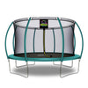 Machrus Moxie Pumpkin-Shaped Outdoor Trampoline Set with Premium Top-Ring Frame Safety Enclosure, 14 FT - Machrus USA