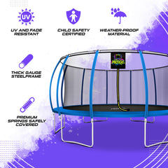 Moxie™ by Upper Bounce 16 FT Pumpkin-Shaped Outdoor Trampoline