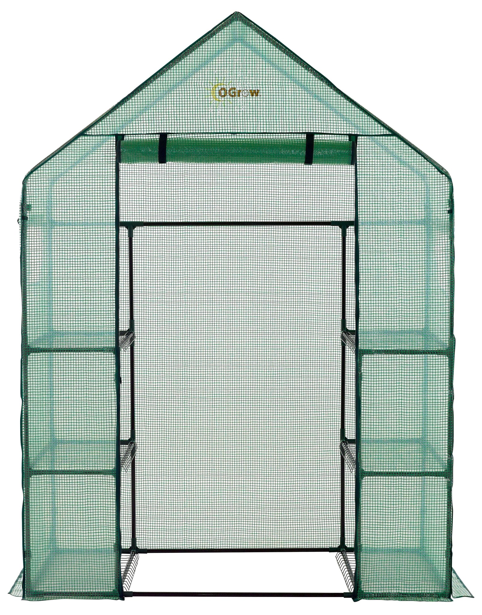 Machrus Ogrow Deluxe WALK-IN 3 Tier 6 Shelf Portable Greenhouse ...