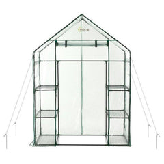 Machrus Ogrow Deluxe Walk-In Greenhouse with 3 Tiers and 6 Shelves