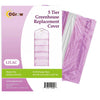 Machrus Ogrow Premium PE Greenhouse Replacement Cover for Your Outdoor/Indoor 5 Tier Mini Greenhouse - Lilac - Fits Frame 19