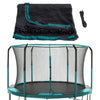 Machrus Skytric Trampoline Safety Net Fits 11 ft Round Trampolines using 6 Curved Poles - UV and Weather-Resistant Trampoline Net Replacement with Top Ring Frame - Green