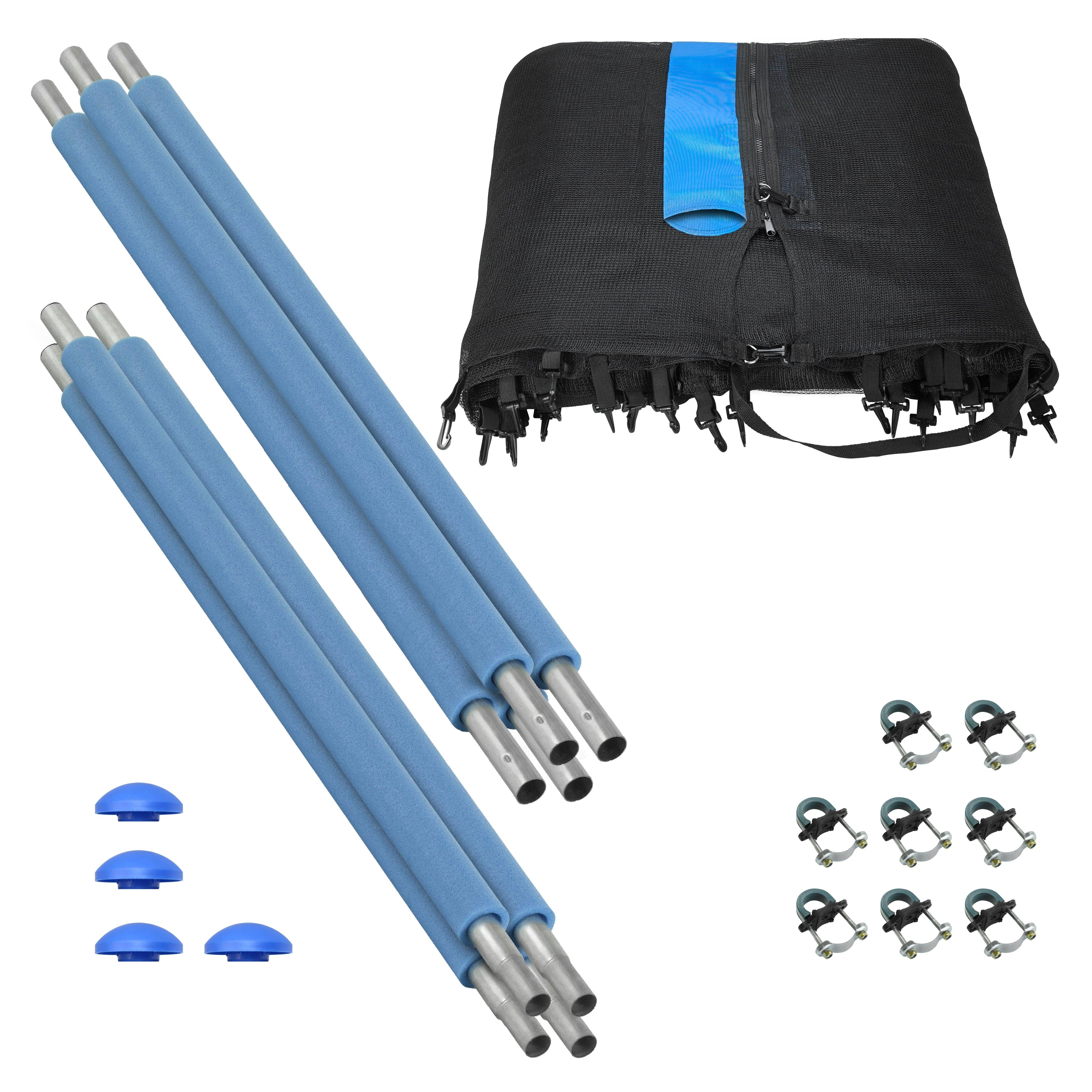 Machrus Upper Bounce Trampoline Safety Enclosure Set including