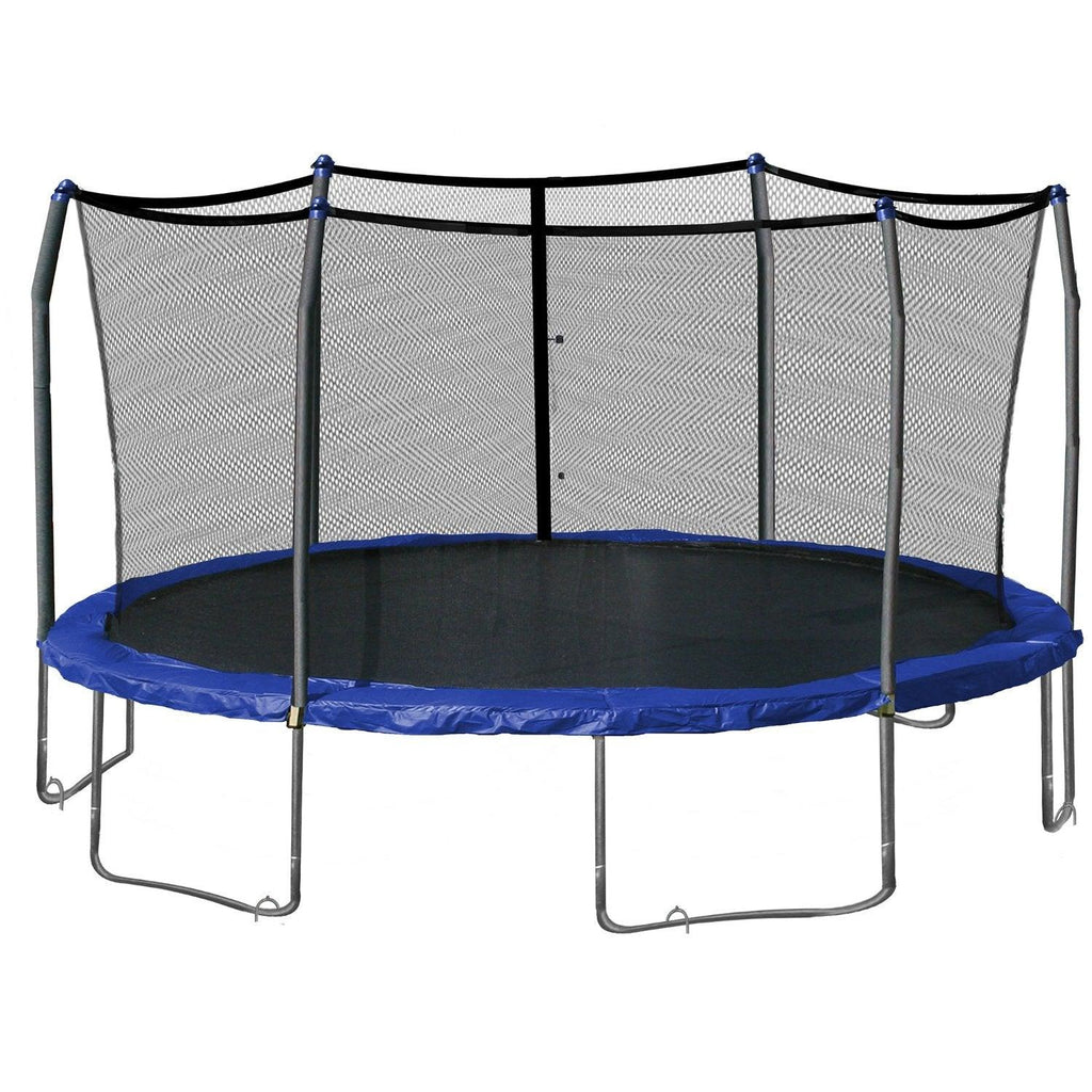 Machrus Upper Bounce  Trampoline Safety Enclosure Net, Fits 17' X 15' Oval Frame, Using 6 Poles -  Installs Outside of Frame - Machrus USA