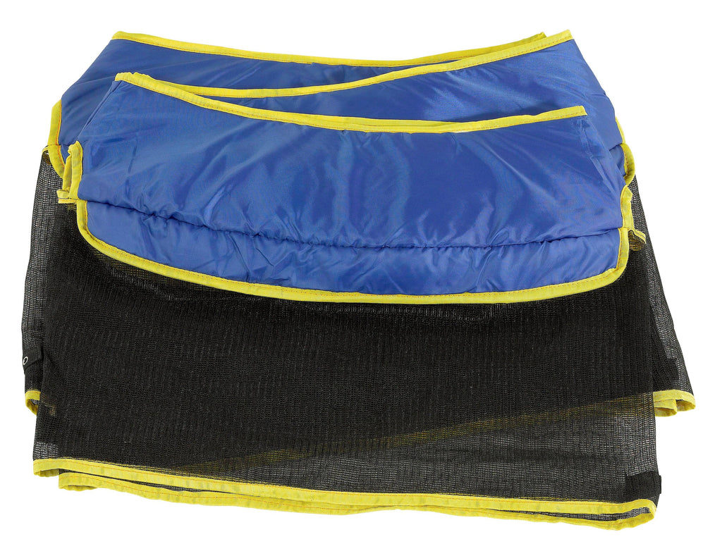 Machrus Upper Bounce Trampoline Spring Cover - Replacement Safety Pad for Trampolines Fits 55" Round Mini Rebounder Trampoline with 3" Skirt Padding all around Frame and Legs - Blue - Machrus USA