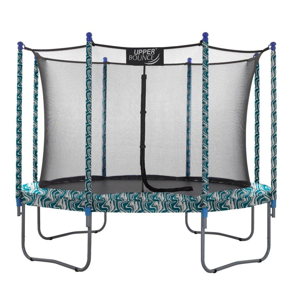 Machrus Upper Bounce 9 FT Round Trampoline Set with Safety Enclosure System – Backyard Trampoline - Outdoor Trampoline for Kids - Adults - Machrus USA
