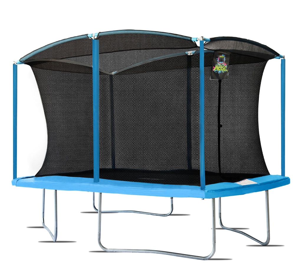 Machrus Moxie 8 x 12 FT Rectangular Outdoor Trampoline Set with Premium Safety Enclosure – Gymnastics Rectangular Trampoline for Kids and Adults - Machrus USA