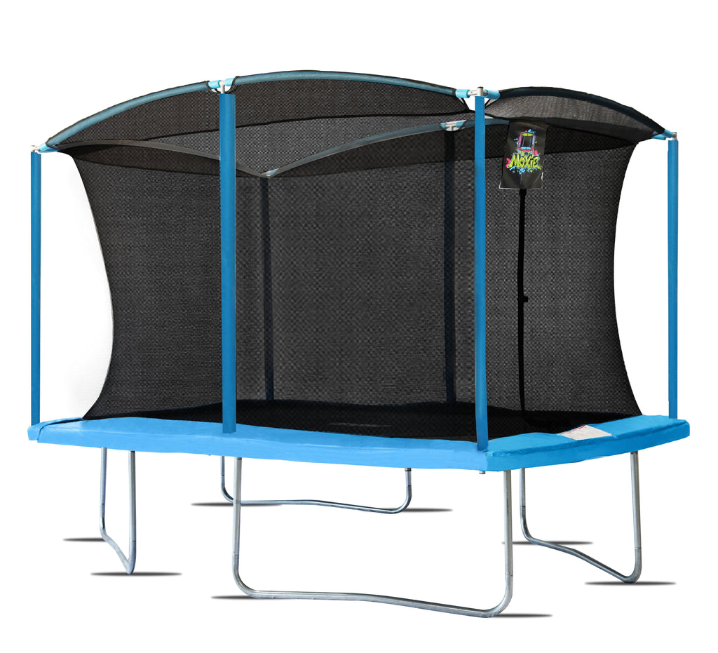 Machrus Moxie x 12 FT Rectangular Outdoor Trampoline Set with