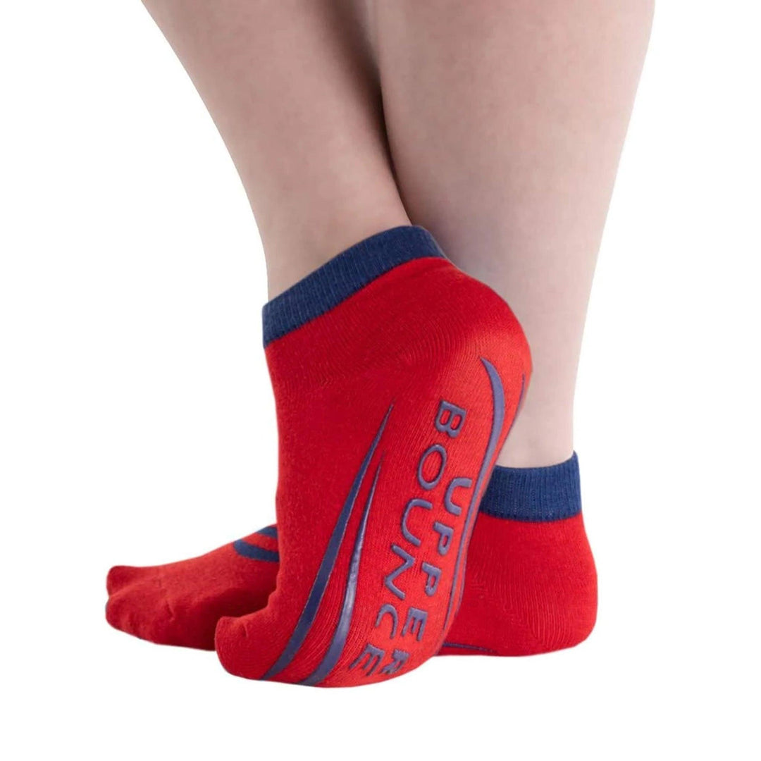 Trampoline Socks Non-slip Floor Socks Pilates Yoga Ballet Non Slip Socks  for Kids Women Men, 1 Pair