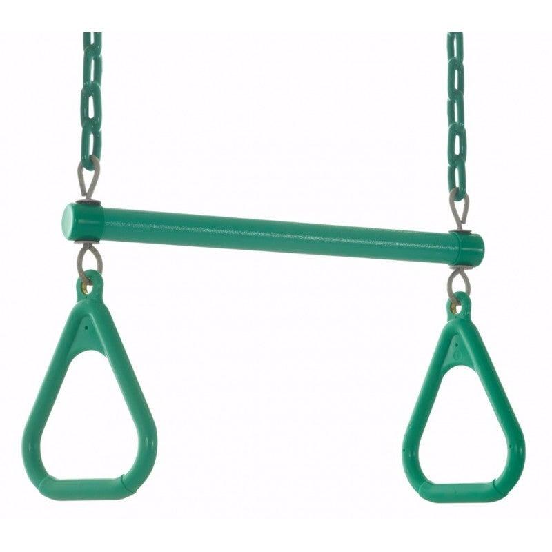 Machrus Swingan Trapeze Swing Bar with Vinyl Coated Chain - Fully Assembled - Machrus USA